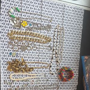 Gold and Silver Women's Jewelry Set